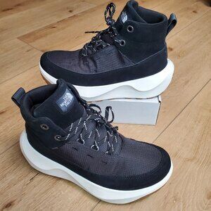 The North Face Halseigh Hiker Boots TNF Black Beige Womens Size 10 NEW Winter